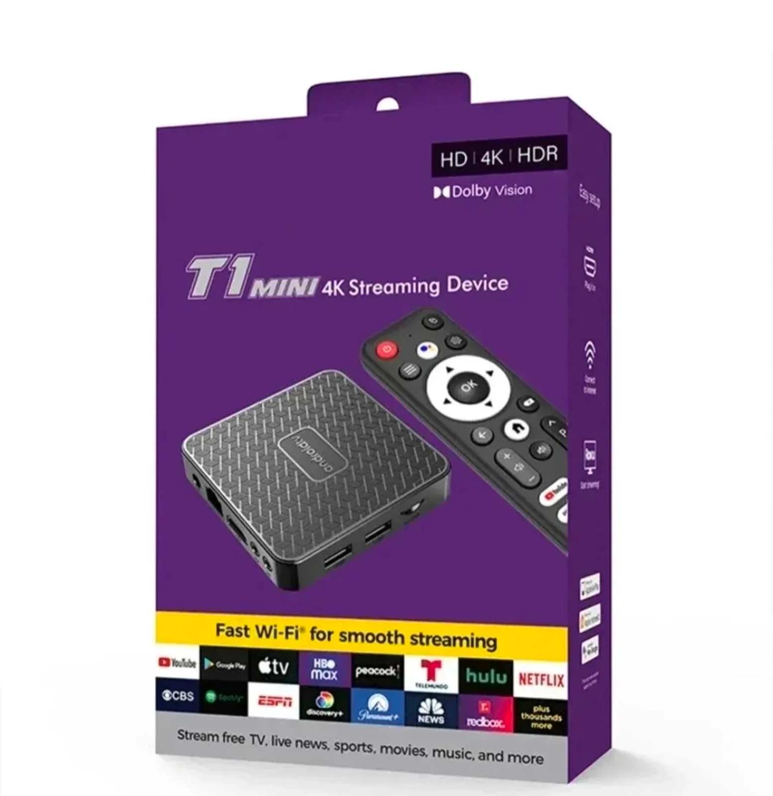 Mortal Smart TV Box T1 Mini Android 14 sa 4K podrškom i Dual
