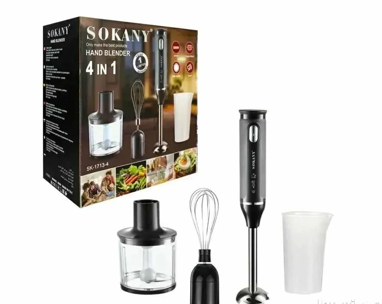 Sokany rucni blender 4u1