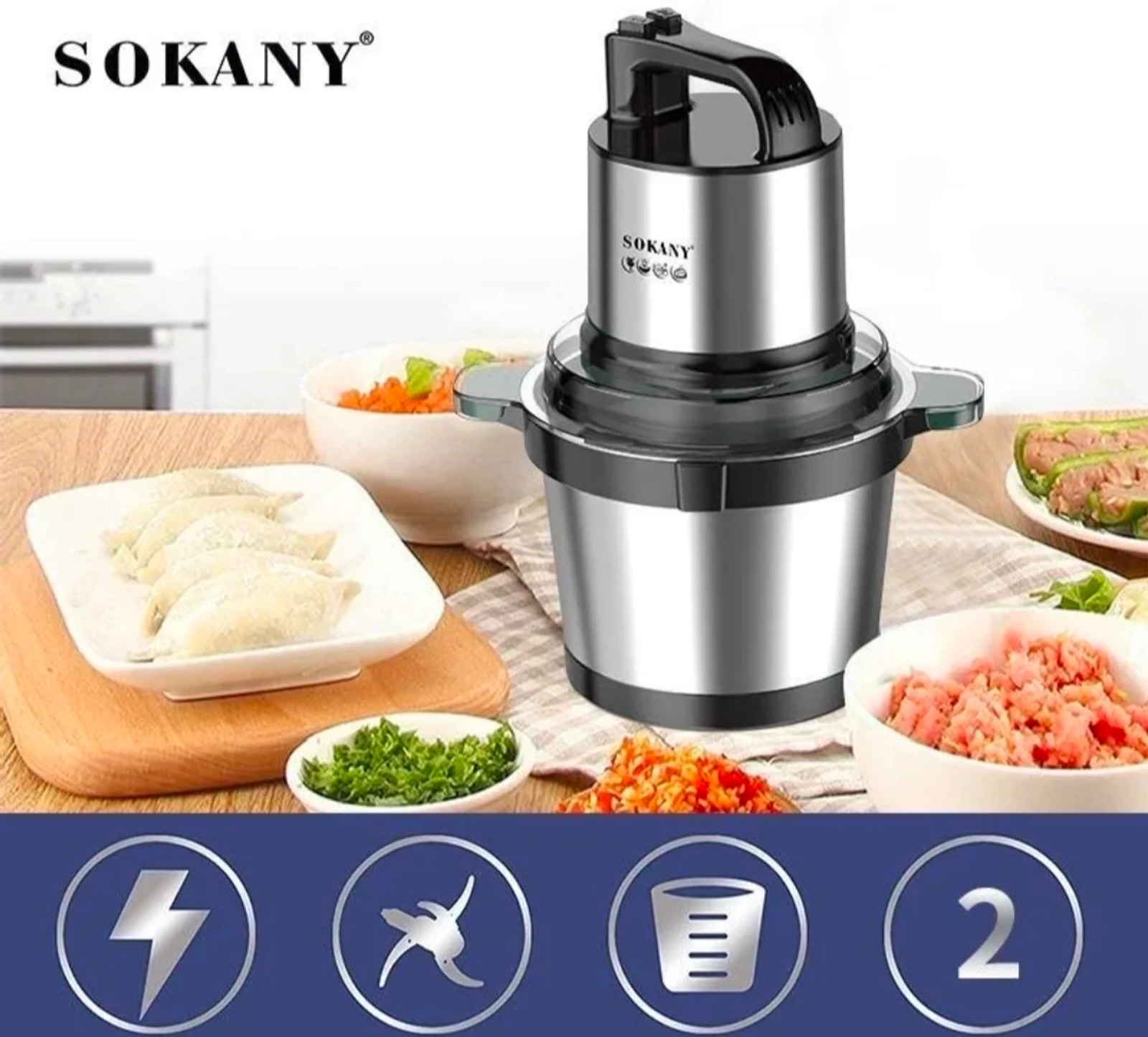 Sokany blender Secko 4 L 800W Seckalica