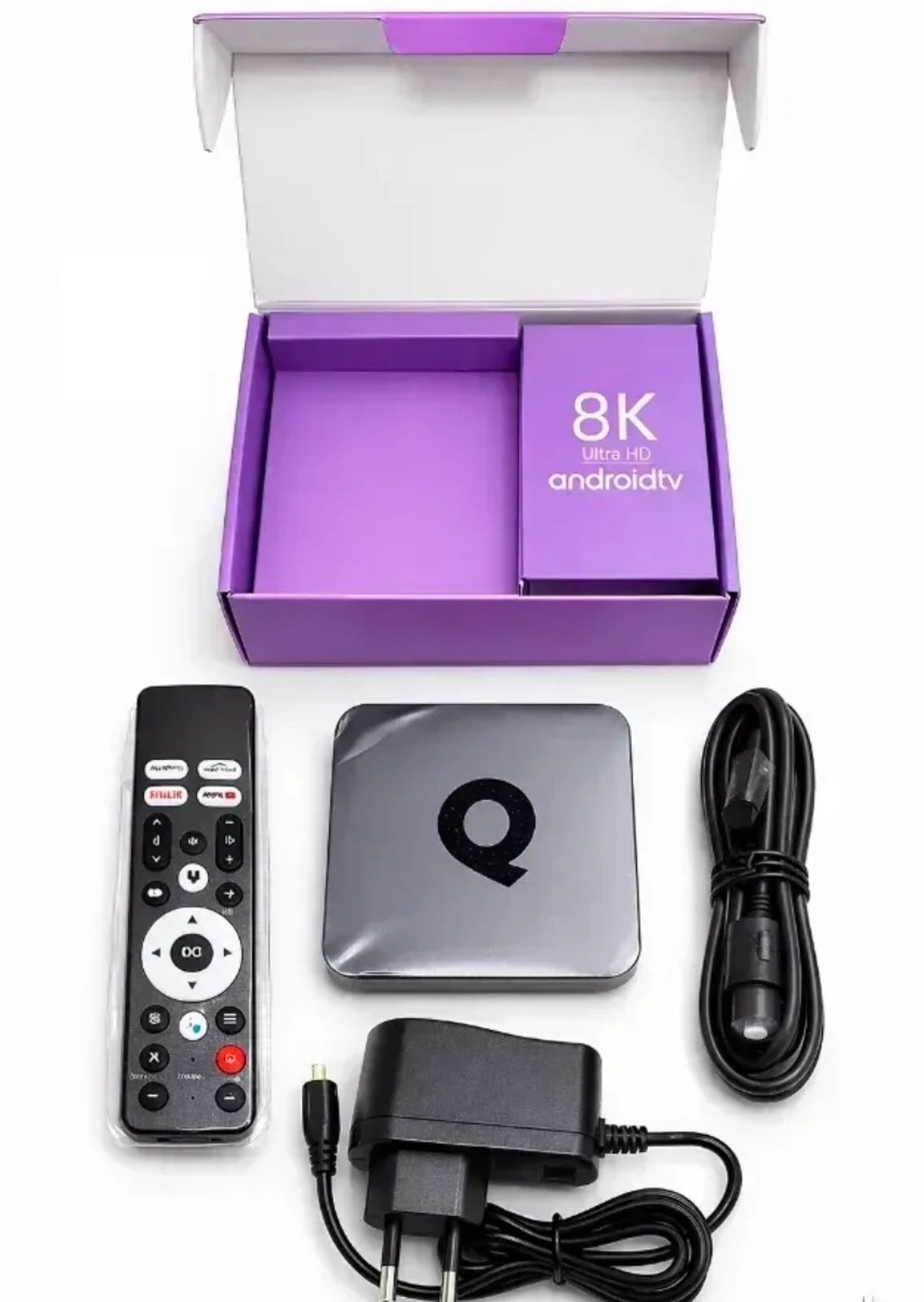 Android 14 Smart TV Box Q1 Dual WiFi 4K